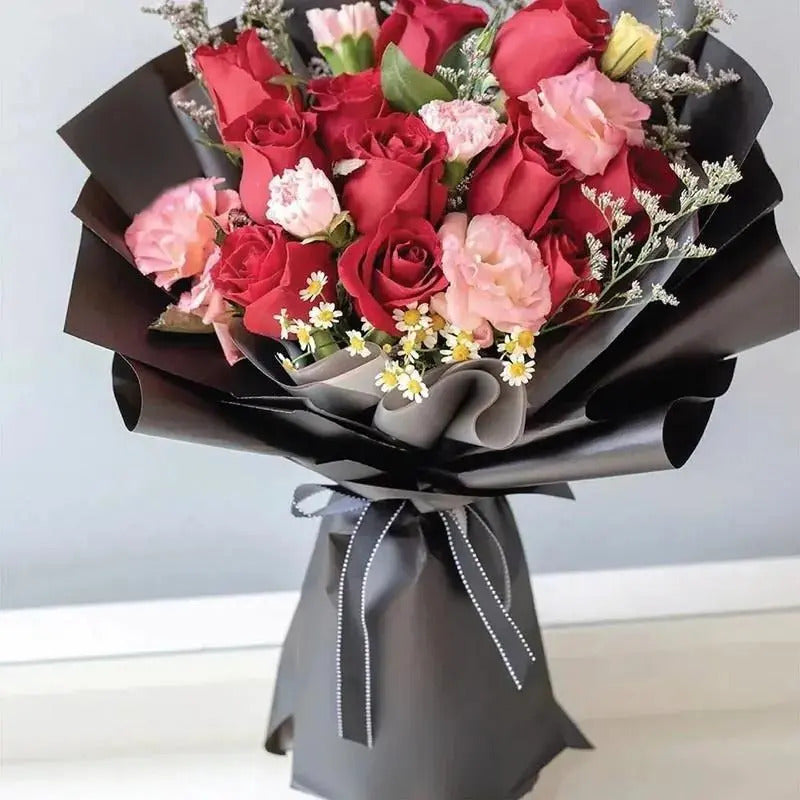Crimson Red & Pink Bouquet