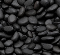 Thumbnail for Black Pebbles – 3–5cm (20KG Bag)