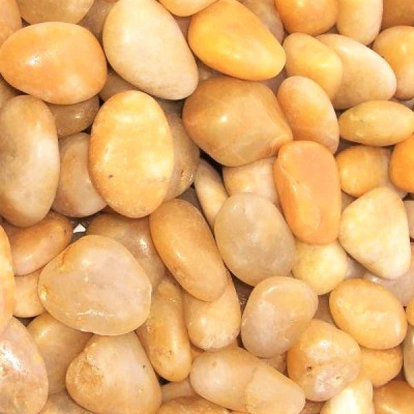 Yellow Pebbles – 3–5cm (20KG Bag)