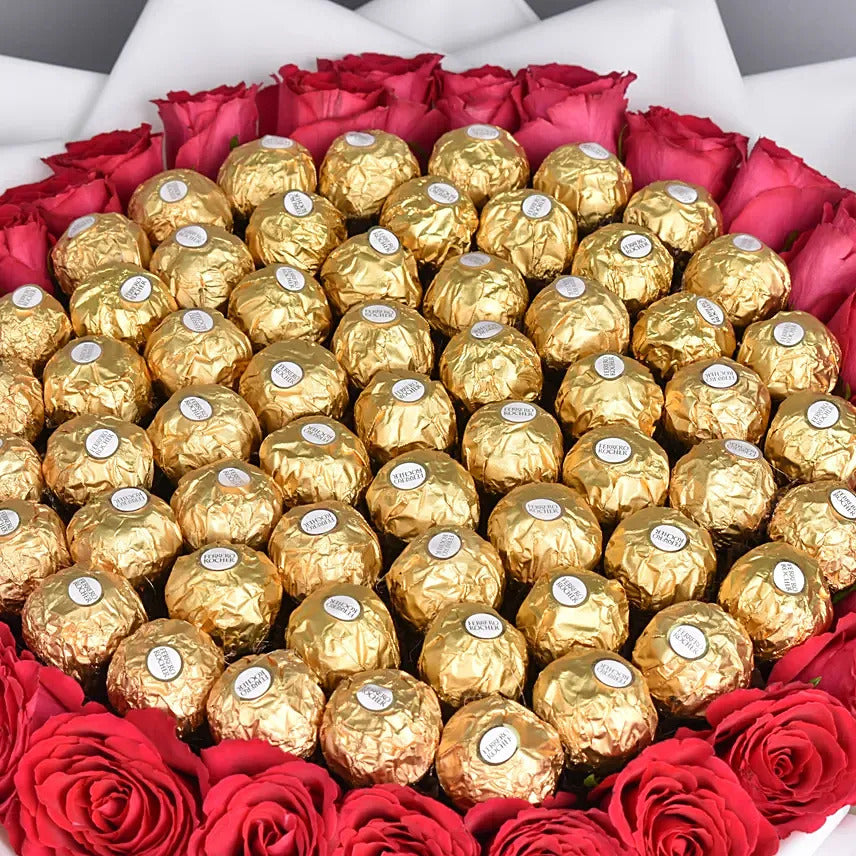 Chocolates and Roses Extravagance Bouquet