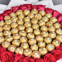 Thumbnail for Chocolates and Roses Extravagance Bouquet