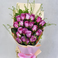 Thumbnail for Grand Bouqet of Purple Roses