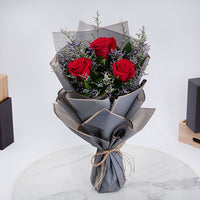 Thumbnail for Magnificent Red Rose Bouquet