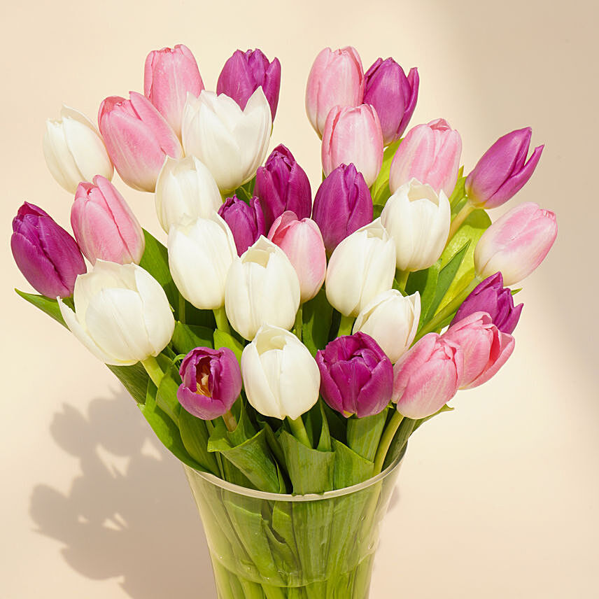 Painted Skies Tulip Bouquet