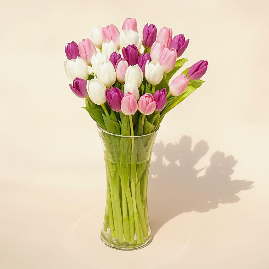 Painted Skies Tulip Bouquet