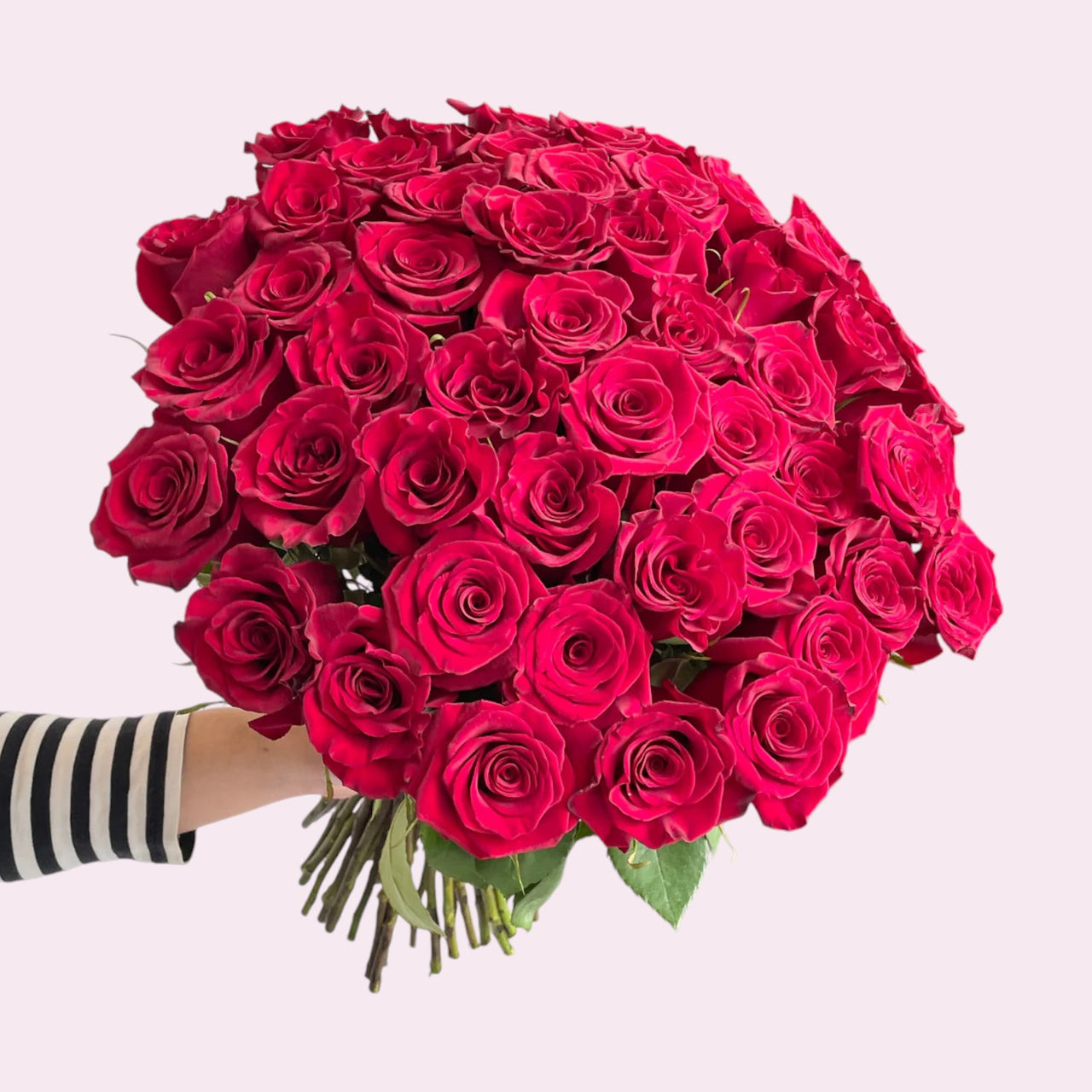 Red Roses Hand Tied Bouquet