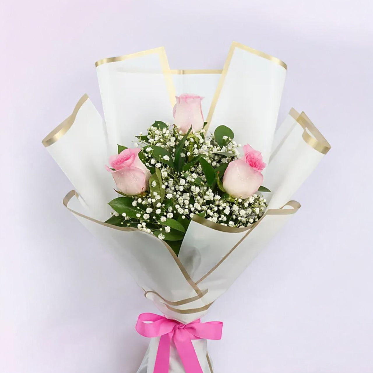 Splendid Pink Rose Bouquet