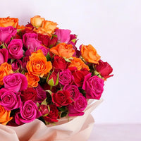 Thumbnail for Vibrant Bunch of Spray Roses